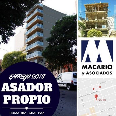 Balcón con ASADOR propio! Entrega 2018 – Roma 382 – Bº Gral Paz Balcón con ASADOR propio! Entrega 2018 – Roma 382 – Bº Gral Paz